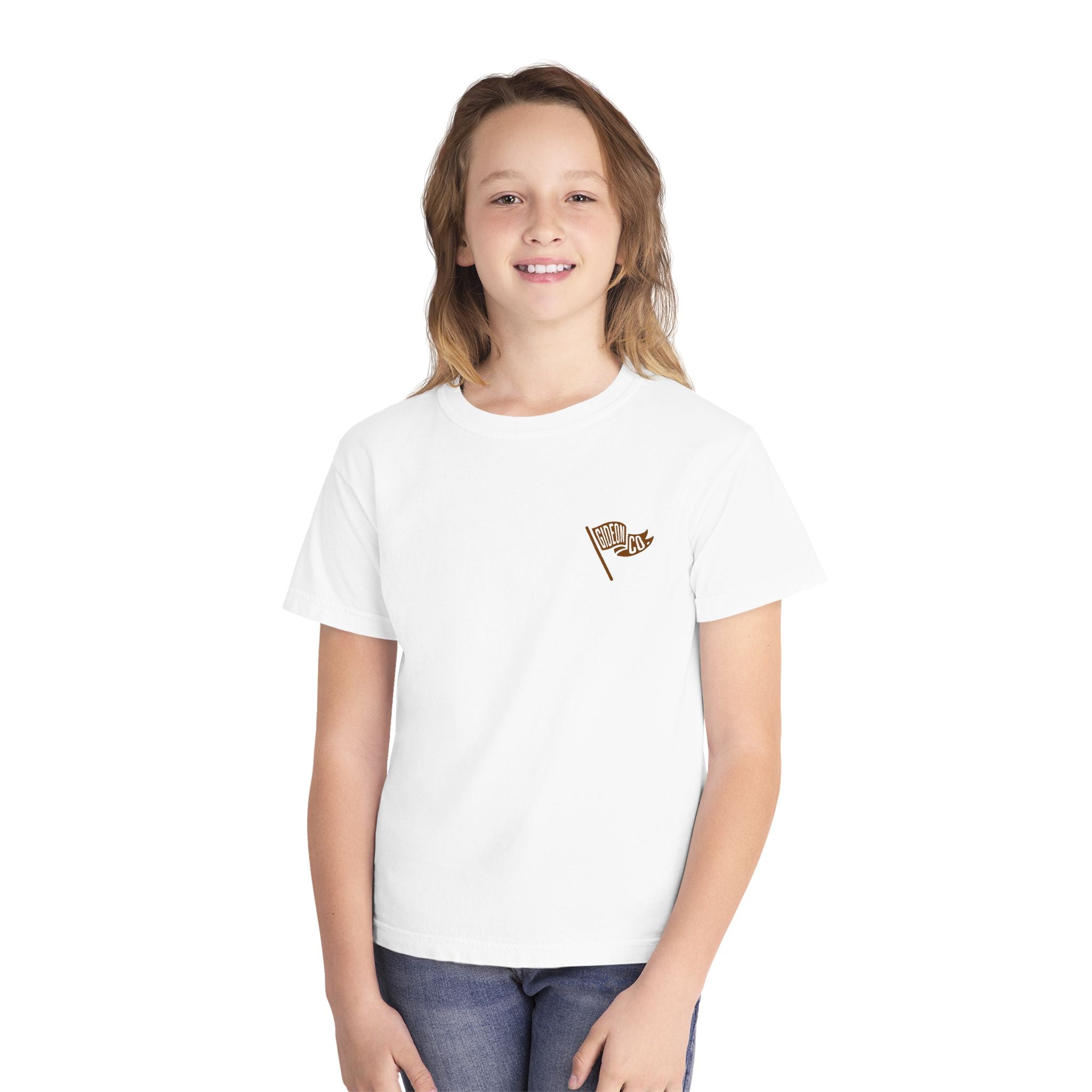 Inspirational Youth Tee - Proverbs 28:1 Lion Design, Motivational Shirt, Christian Apparel, Kids T-Shirt, Thoughtful Gift, Religious Wear